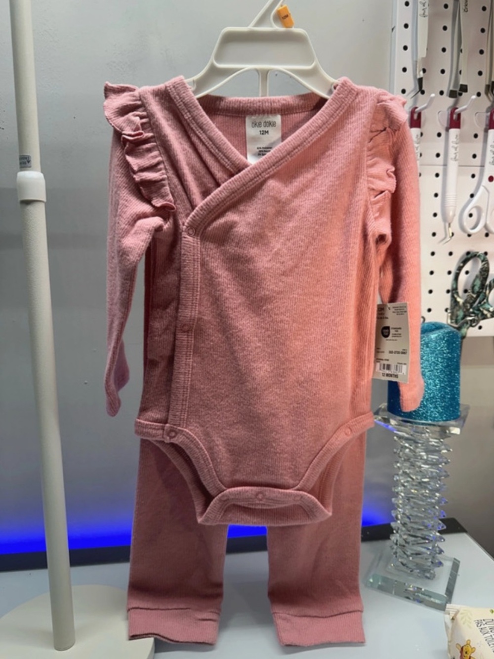 Okie Dokie 2 pc Outfit, size 12 mths (A15)